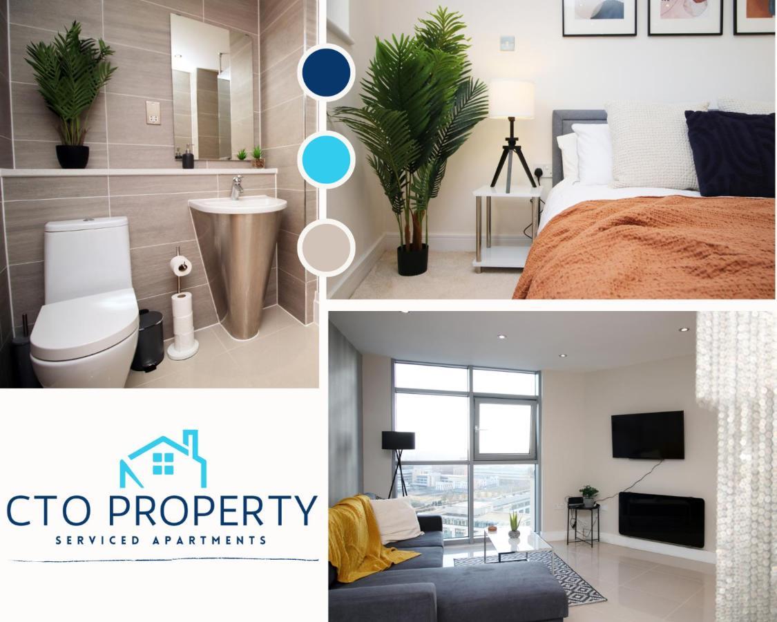 The Skyline - Luxury City Centre Flat With Designated Parking 카디프 외부 사진